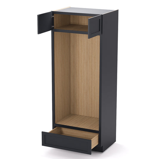 Graphite Shaker Double Oven Cabinets OVD3384