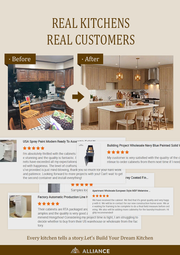 Real kitchen customer project examples