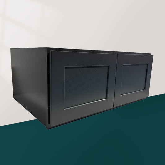 Graphite Shaker Wall Cabinets - 24D - 2 Doors