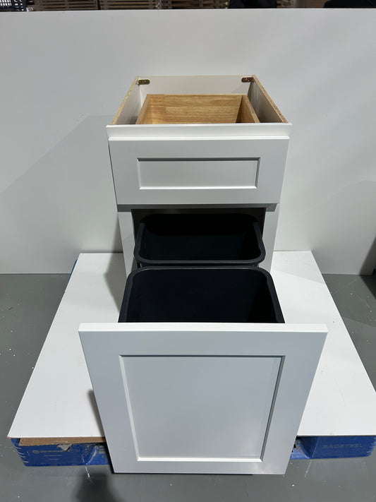 Graphite Shaker Garbage Base Cabinets