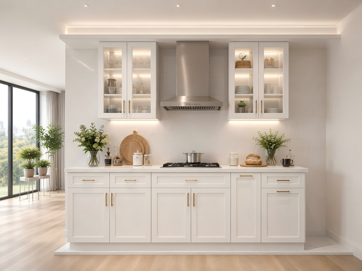 White Shaker I-shape Set 02