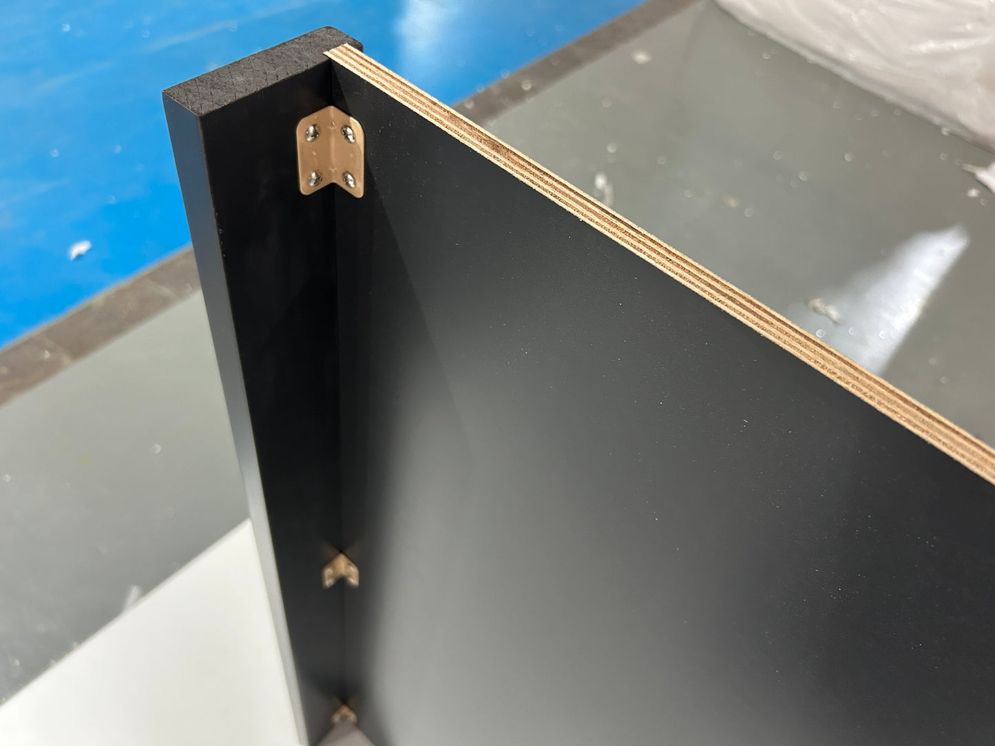 Graphite Shaker Refrigerator and Dishwasher Panel BEP