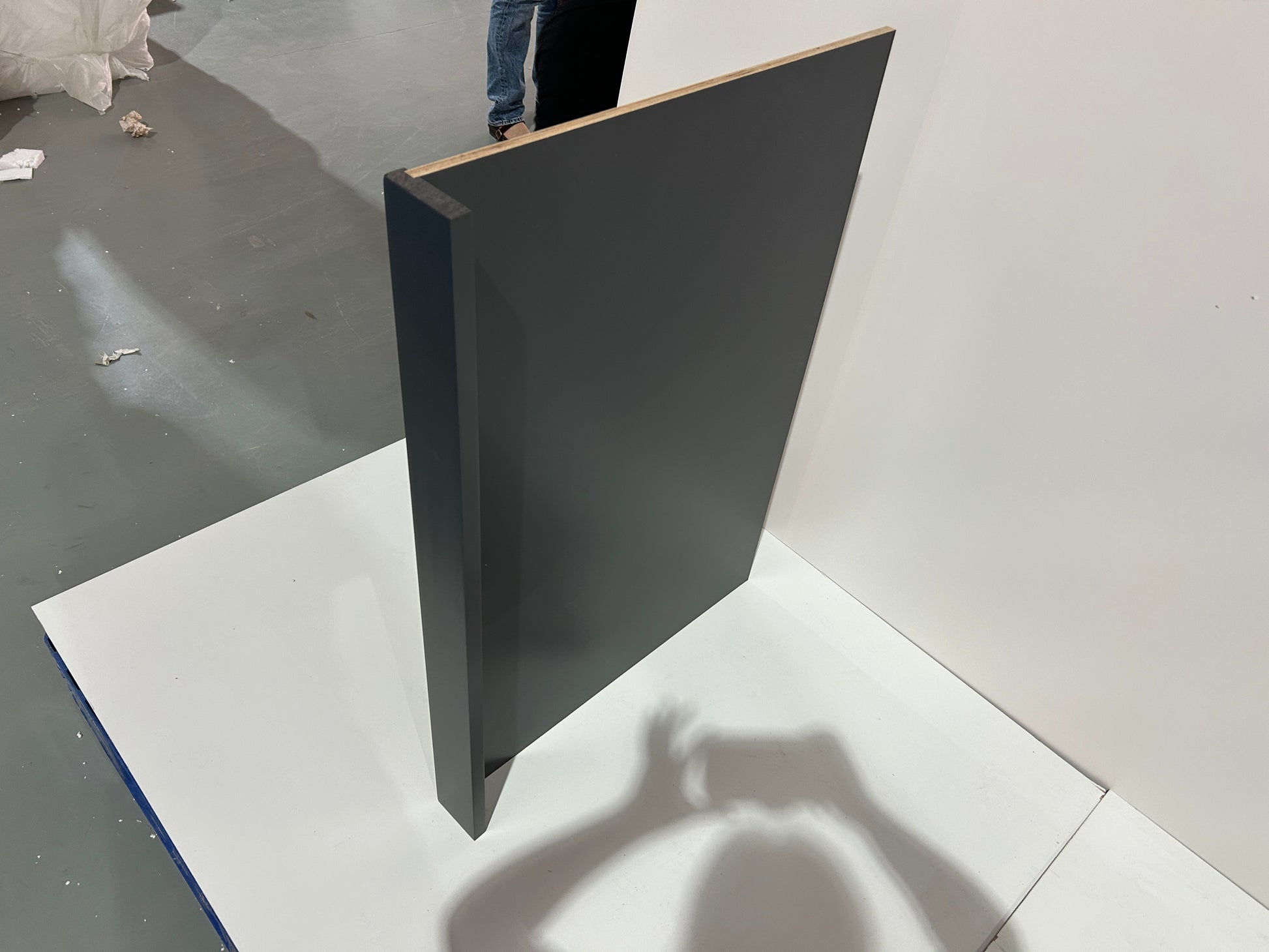 Graphite Shaker Refrigerator and Dishwasher Panel BEP