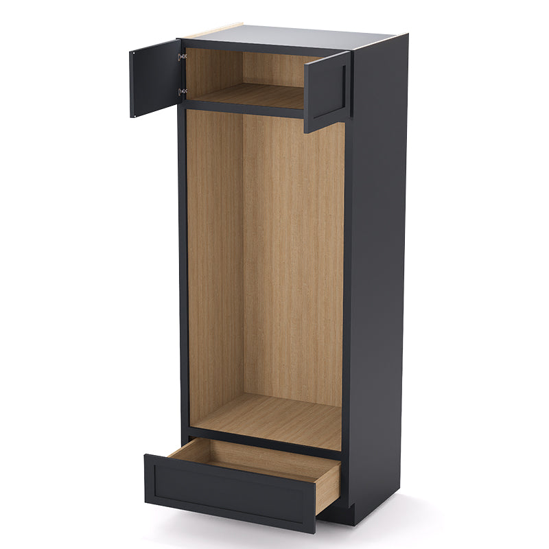 Graphite Shaker Double Oven Cabinets OVD3384