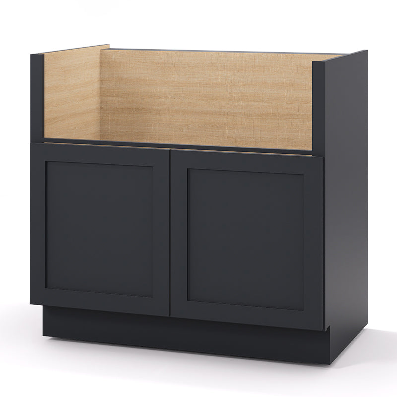 Graphite Shaker Farm Sink Cabinets - 2 Doors FSB36