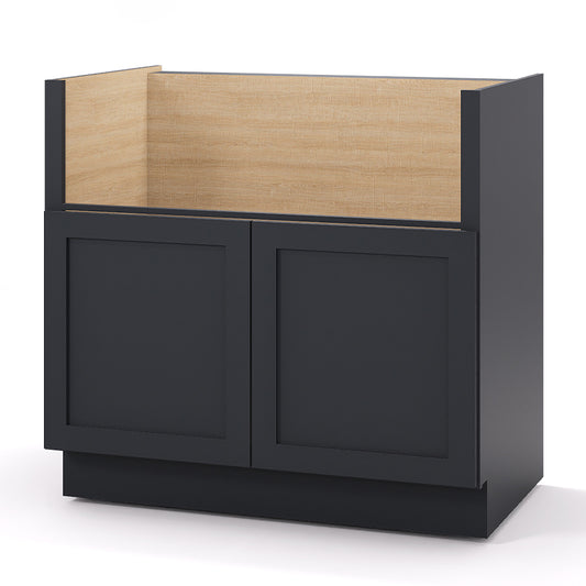 Graphite Shaker Farm Sink Cabinets - 2 Doors FSB36
