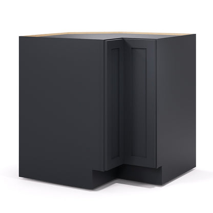 Graphite Shaker Lazy Susan Cabinets - 1 Door / 2 Trays LS33