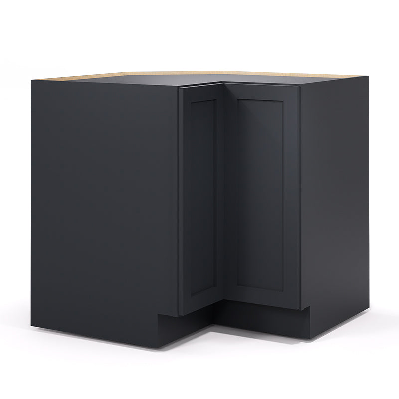 Graphite Shaker Lazy Susan Cabinets - 1 Door / 2 Trays LS36