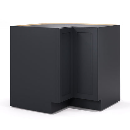 Graphite Shaker Lazy Susan Cabinets - 1 Door / 2 Trays LS36