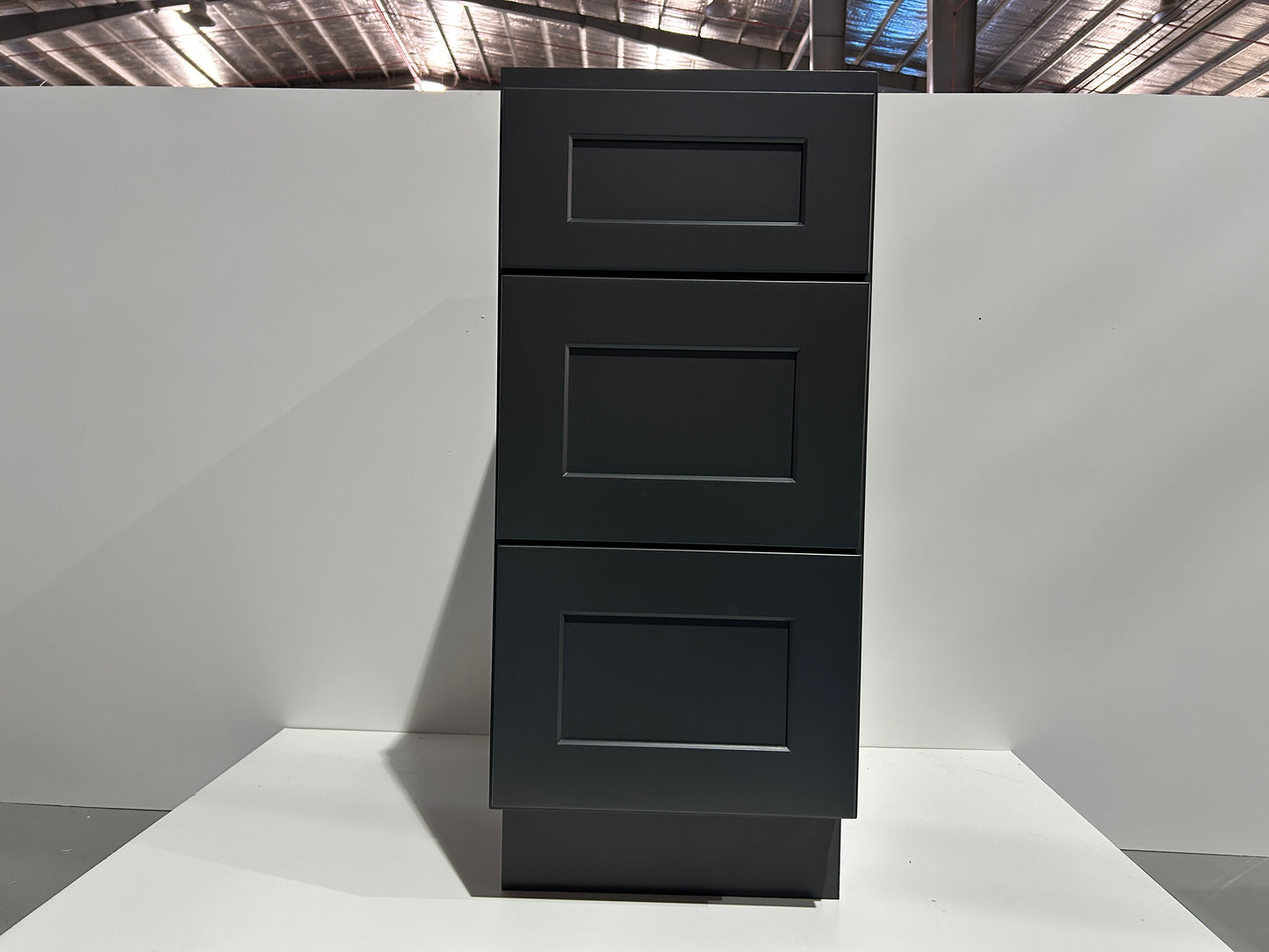 Graphite Shaker Vanity Drawer Cabinets - 3 Drawers VSD1821