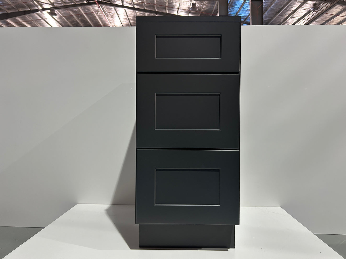 Graphite Shaker Vanity Drawer Cabinets - 3 Drawers VSD2121