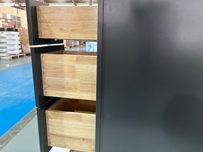 Graphite Shaker Vanity Sink Cabinets - 6 Drawers VSD4821