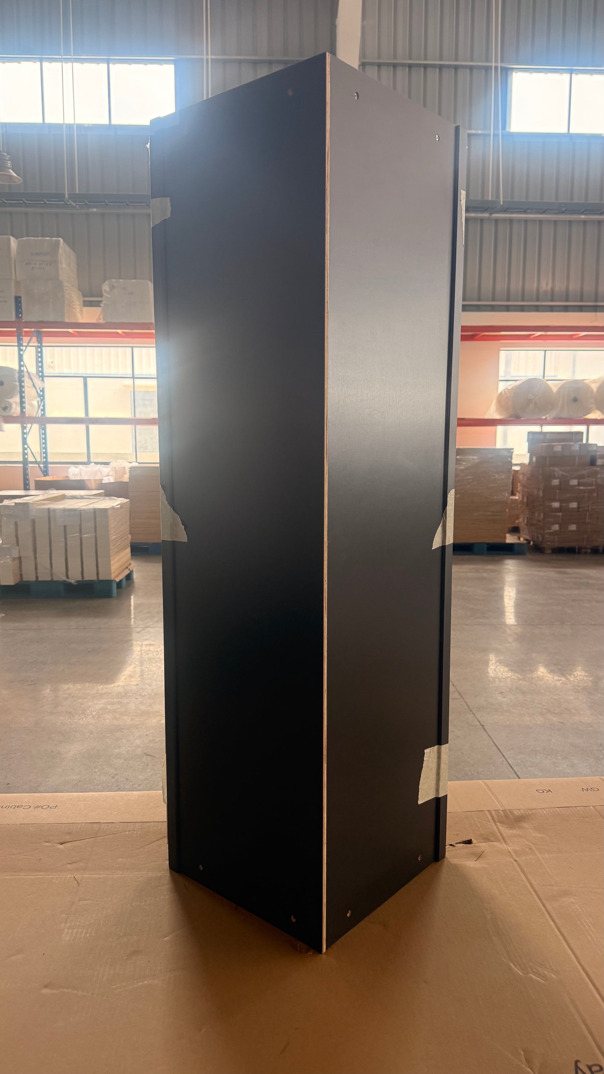 Graphite Shaker Wall End Cabinets - 30/36H - 2 Doors/1 False / 2 Shelves WEC1236