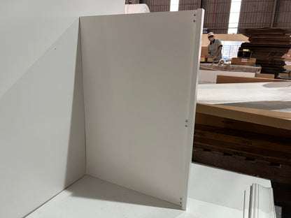 White Shaker Refrigerator and Dishwasher Panel BEP