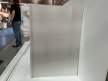 White Shaker Refrigerator and Dishwasher Panel BEP