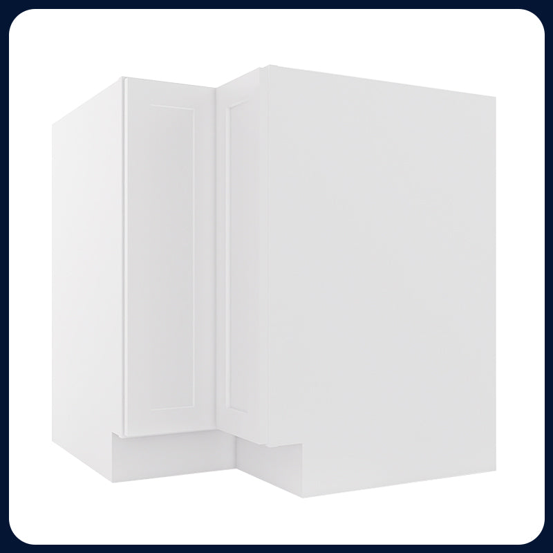 White Shaker Lazy Susan Cabinets - 1 Door / 2 Trays LS33