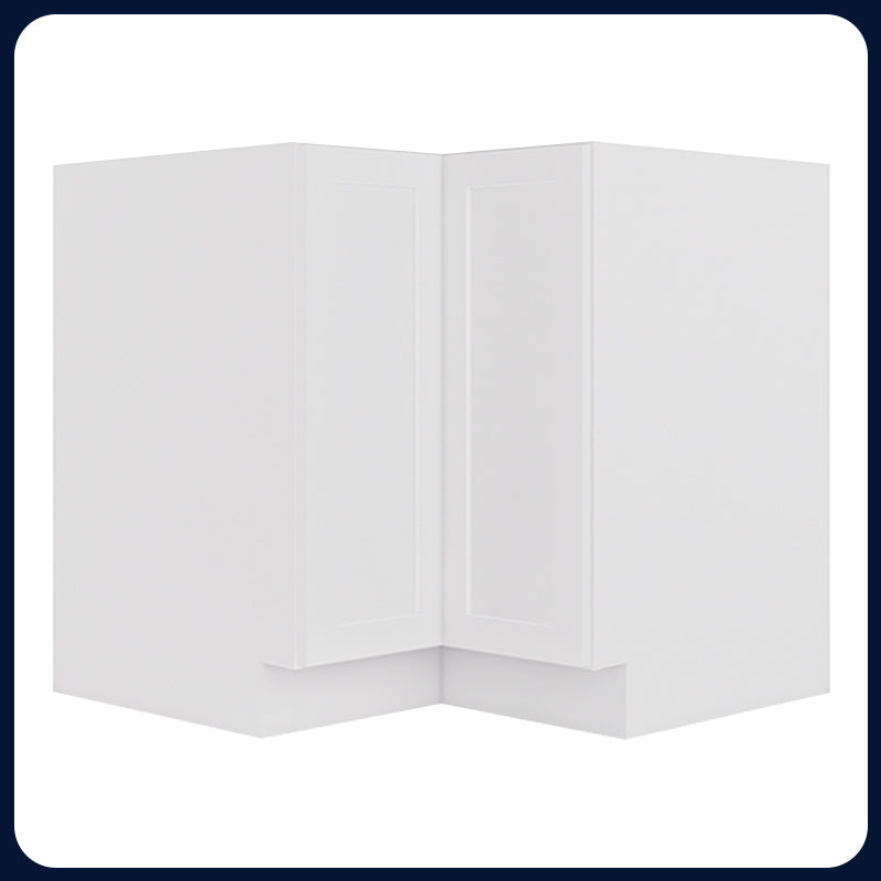 White Shaker Lazy Susan Cabinets - 1 Door / 2 Trays LS36