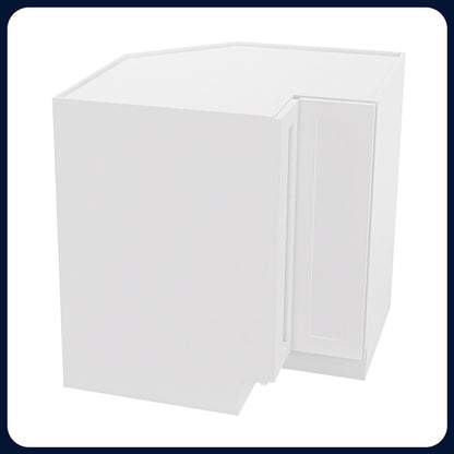 White Shaker Lazy Susan Cabinets - 1 Door / 2 Trays LS36