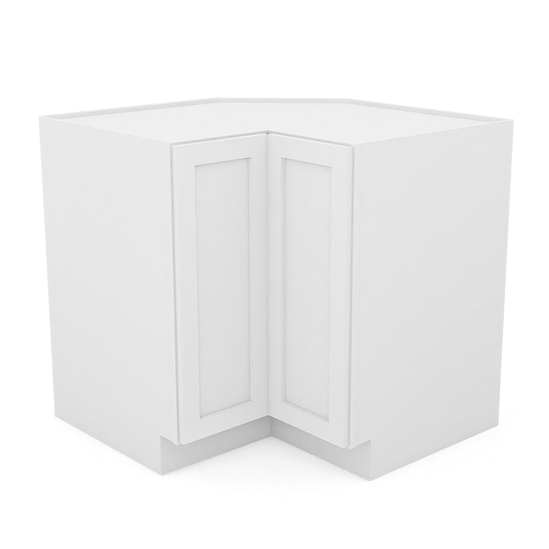 White Shaker Lazy Susan Cabinets - 1 Door / 2 Trays LS36