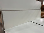 White Shaker Refrigerator and Dishwasher Panel FP24