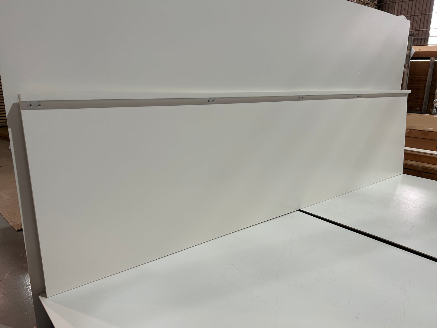 White Shaker Refrigerator and Dishwasher Panel FP24