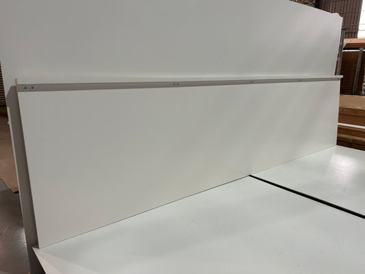 White Shaker Refrigerator and Dishwasher Panel FP24