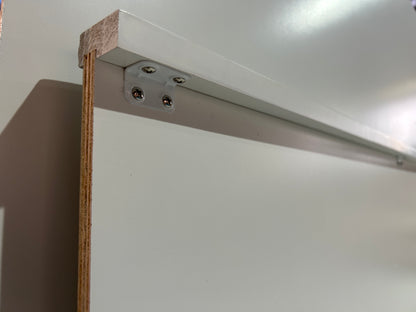 White Shaker Refrigerator and Dishwasher Panel FP24