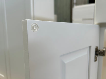 White Shaker Vanity Sink Cabinets - 2 Drawers VSD3621R