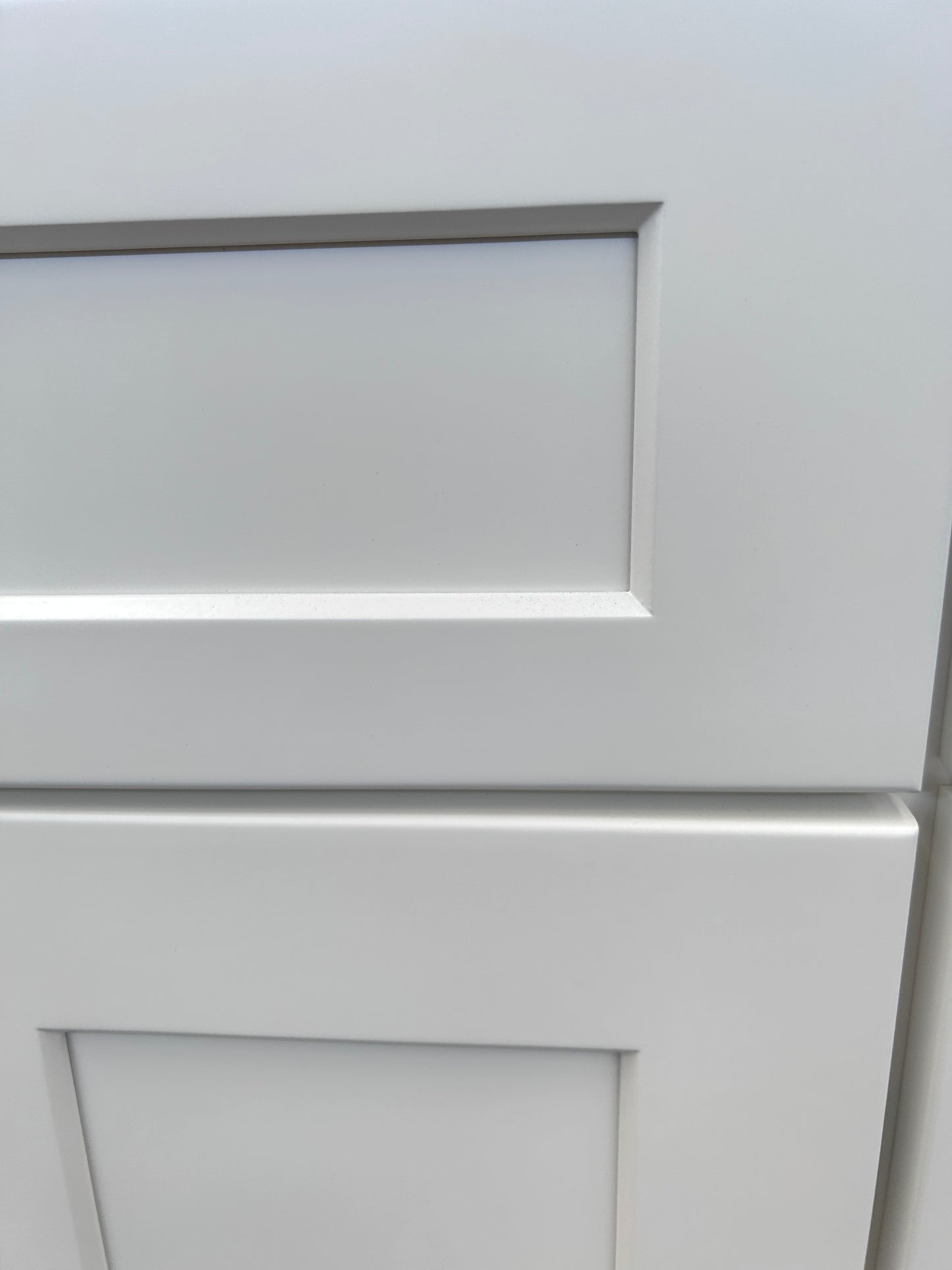White Shaker Vanity Sink Cabinets - 6 Drawers VSD4821