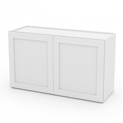 White Shaker Wall Cabinets - 12/15/18/21H - 2 Doors W3621