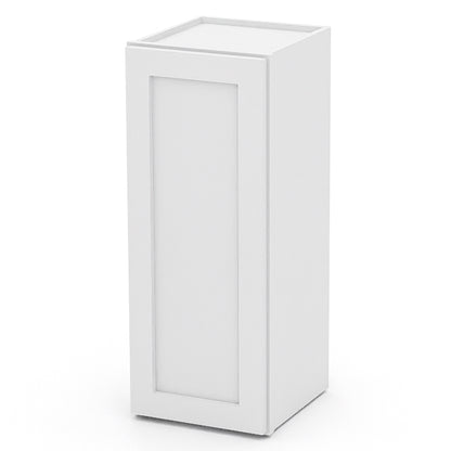 White Shaker Wall Cabinets - 30/36H - 1 Door / 2 Shelves W1230