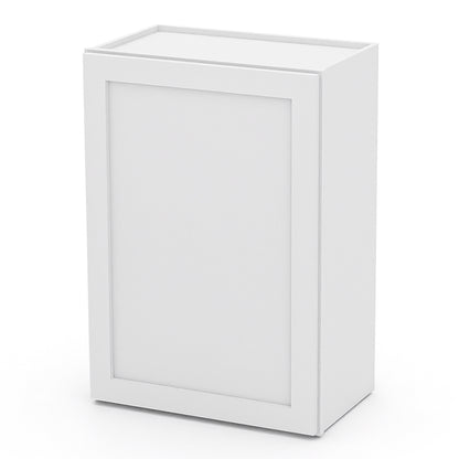 White Shaker Wall Cabinets - 30/36H - 1 Door / 2 Shelves W2130