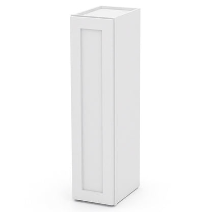 White Shaker Wall Cabinets - 30/36H - 1 Door / 2 Shelves W0936