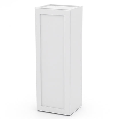 White Shaker Wall Cabinets - 42H - 1 Door / 3 Shelves W1542