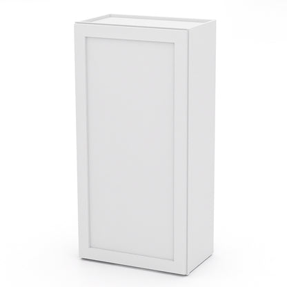 White Shaker Wall Cabinets - 42H - 1 Door / 3 Shelves W2142